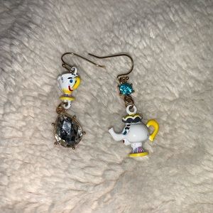Kohl’s beauty & the beast collection earrings